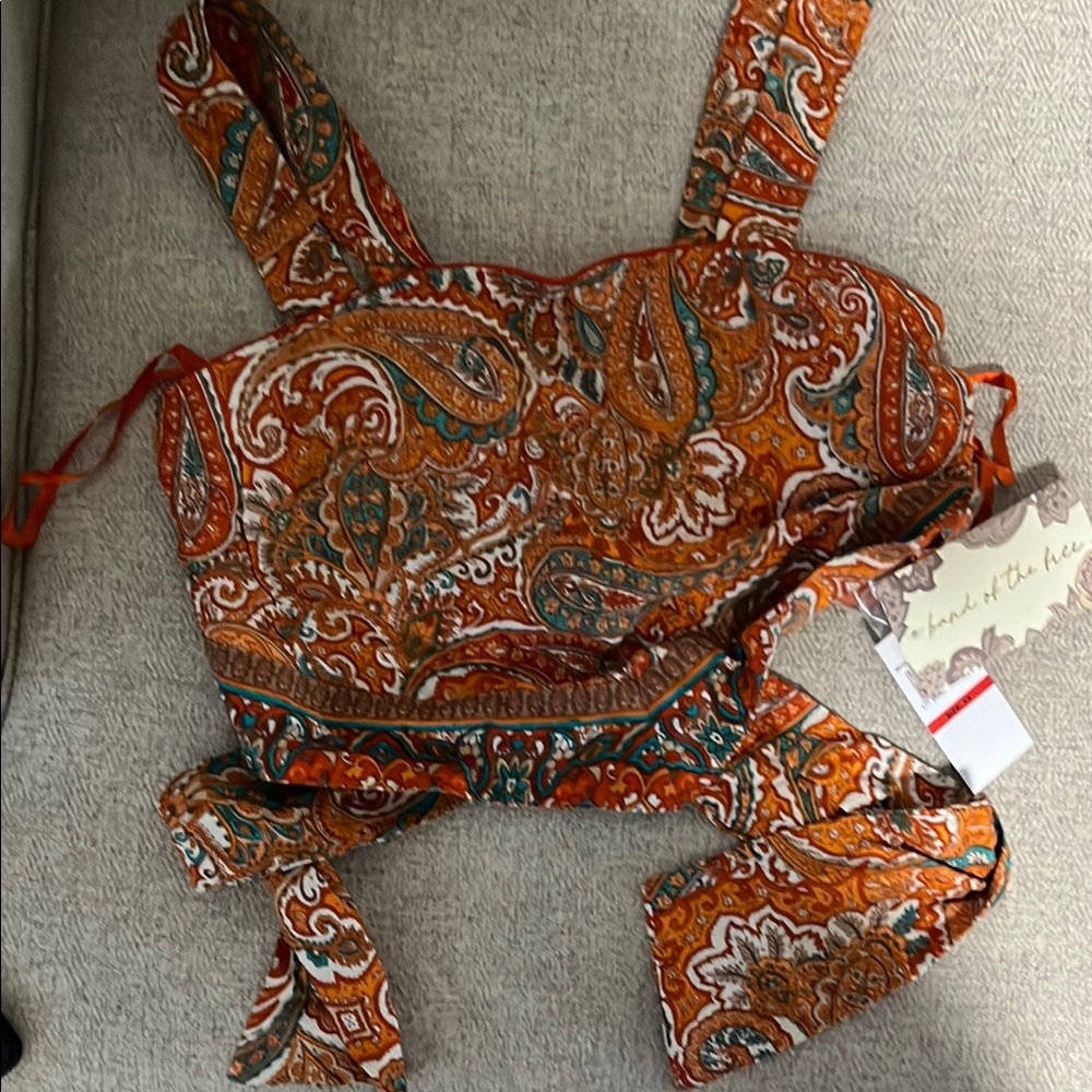 Band of the Free Paisley top size XS